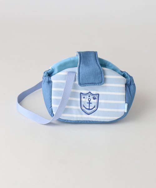 Usamomo 萌兔桃桃 家家酒配件【一起去散步提袋 海軍風】玩具狗配件