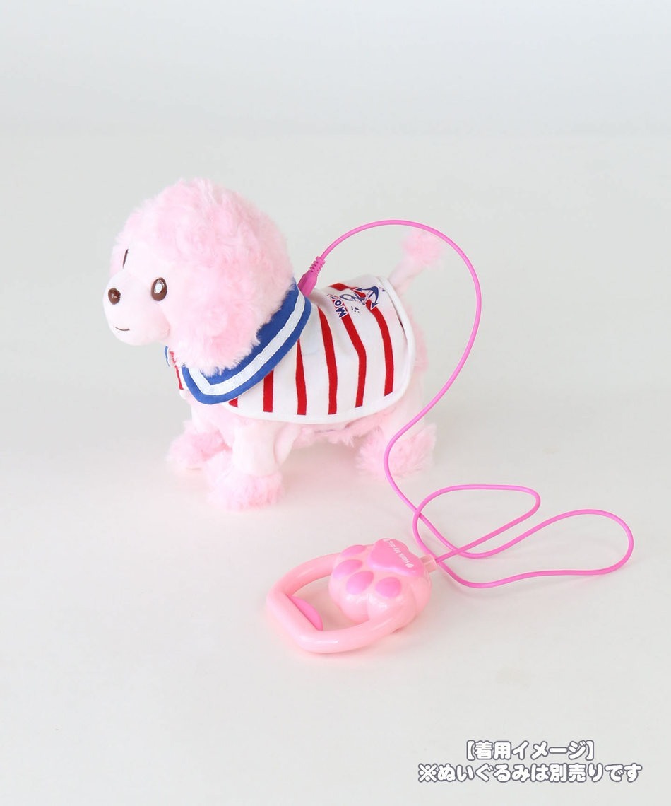 Usamomo 萌兔桃桃 家家酒玩具 一起去散步 狗狗衣 海軍風、連帽斗篷 星星