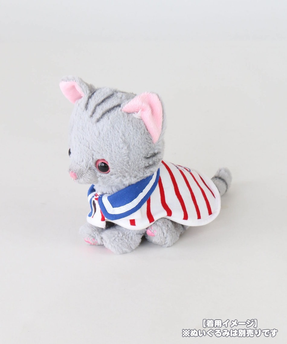 Usamomo 萌兔桃桃 家家酒玩具 一起去散步 狗狗衣 海軍風、連帽斗篷 星星