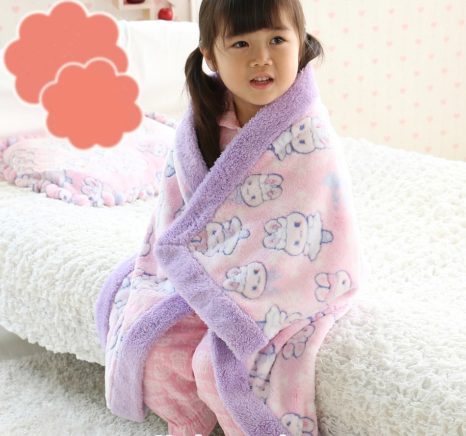 Usamomo 萌兔桃桃 芭蕾舞風 膝上毯