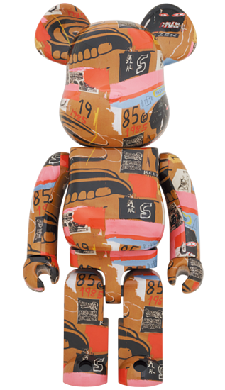 BE@RBRICK 1000% -Andy Warhol × JEAN-MICHEL BASQUIAT #2