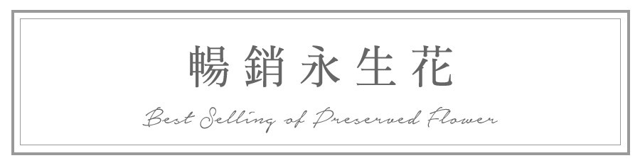 暢銷永生花
