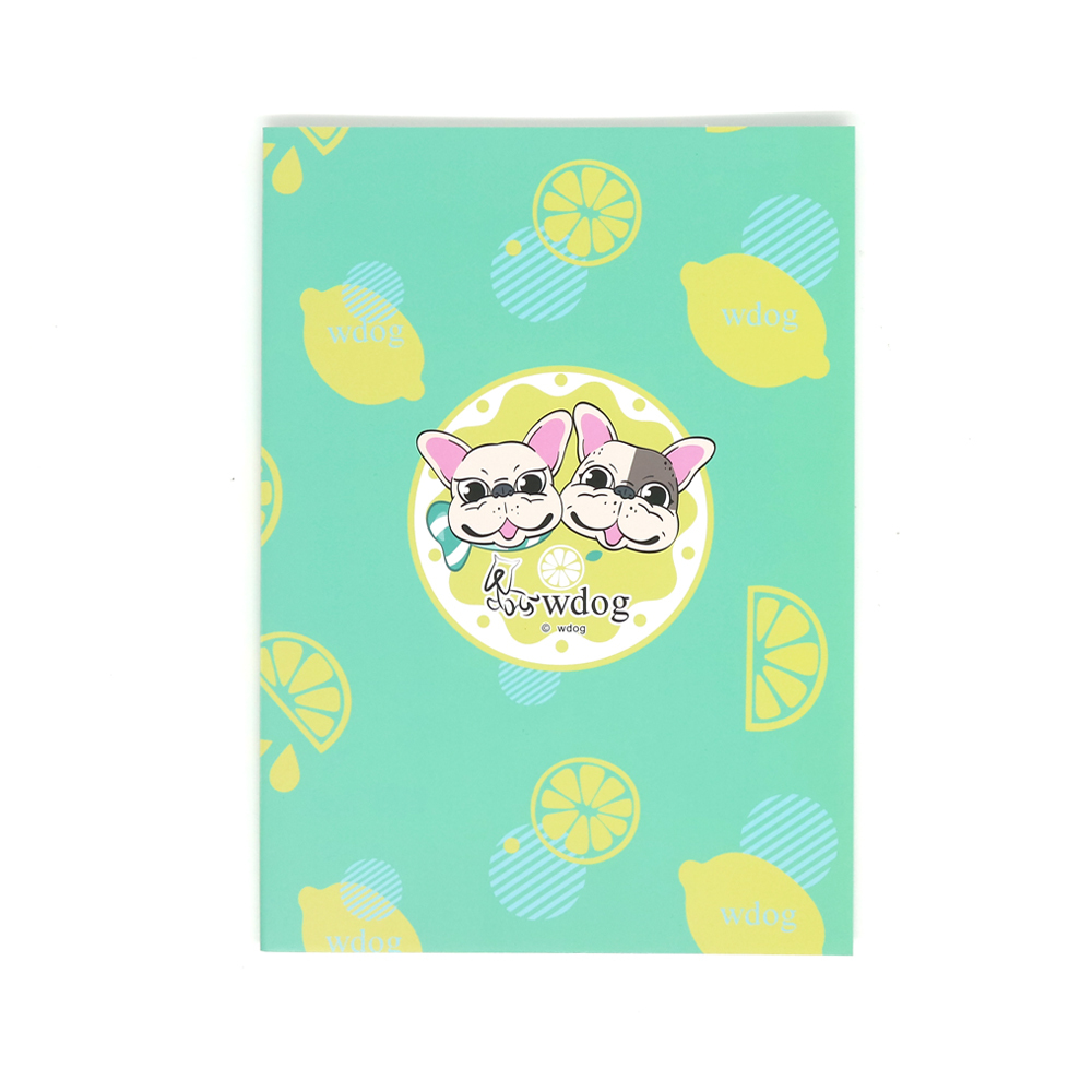 【汪來汪趣 wdog】陽光萊姆 綠色 16K加厚定頁筆記