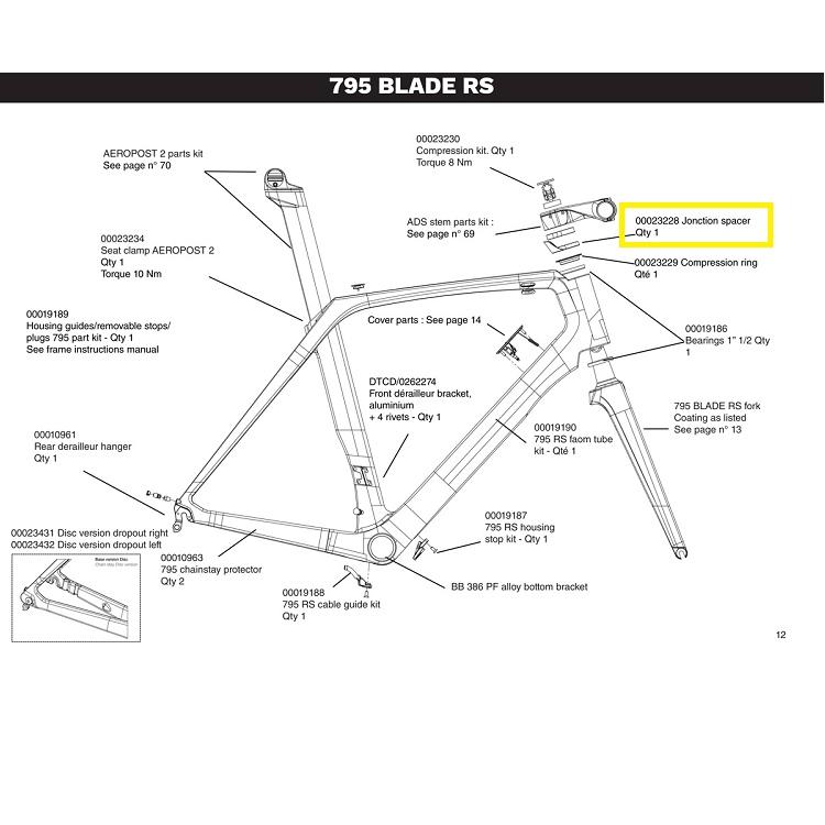 look-parts-junction-spacer-under-stem-for-795-blade