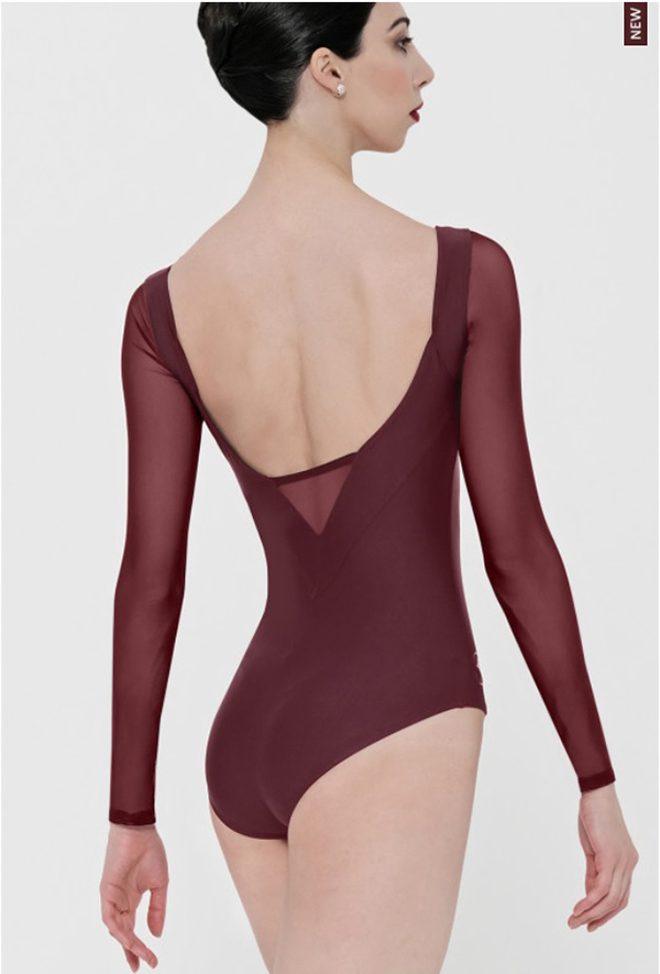 法國 WearMoi【WM-LAVANDE 長袖網紗拼接舞衣】