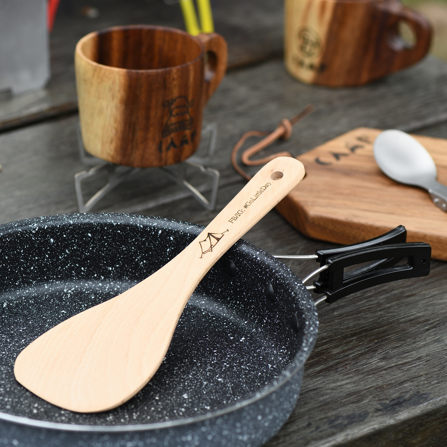 Go Little Day 自家創意設計 木鑊鏟 | 露營 | 郊遊 | 煑食用品 (逢星期日截單後7-14個工作天發貨)