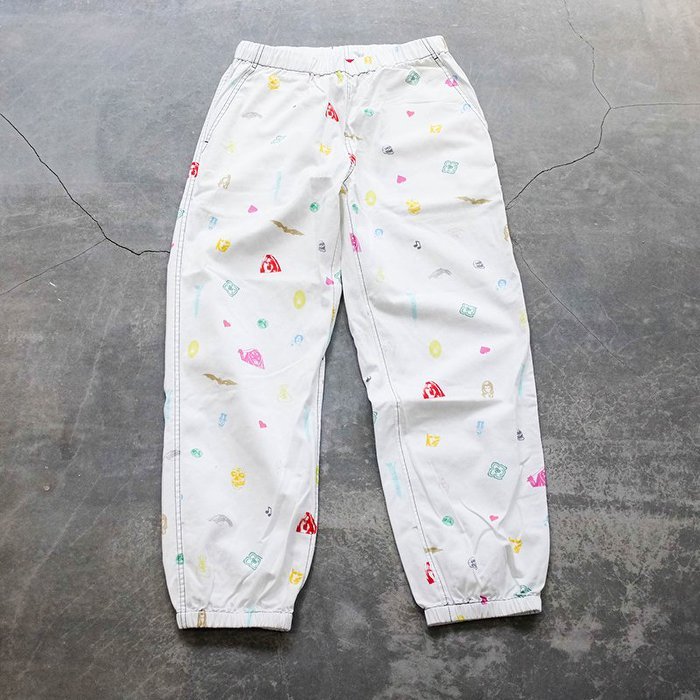 【車庫服飾】SUPREME DEEP SPACE SKATE PANT 滿版凱色印刷縮口滑板長褲 現貨