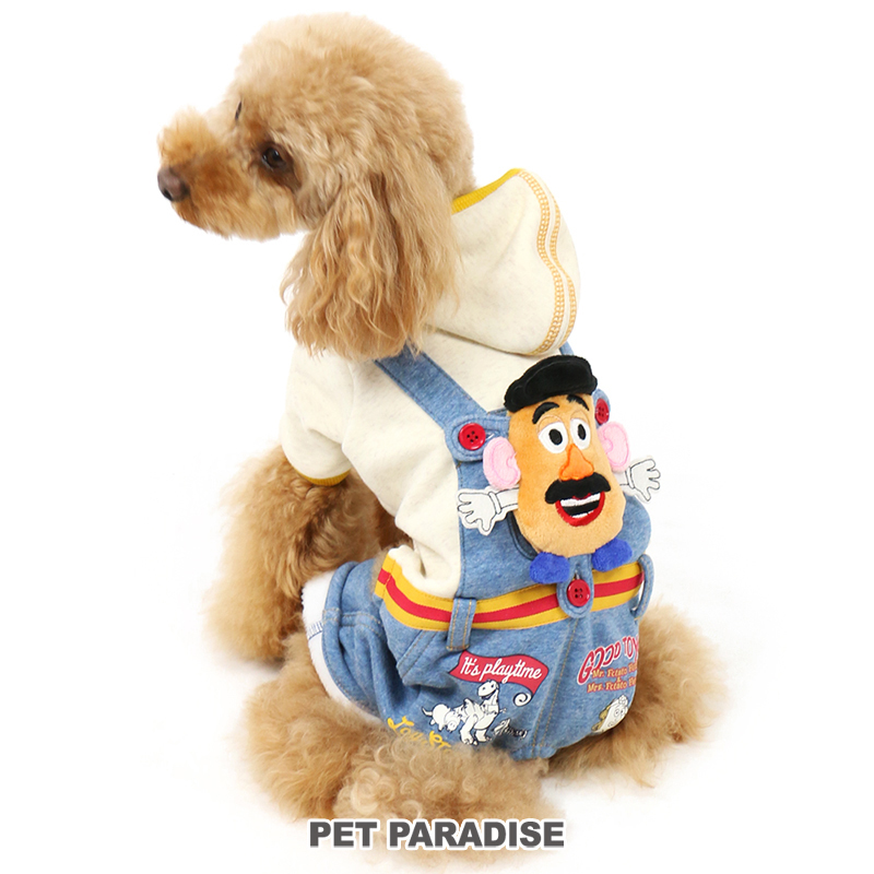 【PET PARADISE】 寵物衣服-連帽玩具總動員吊帶褲 蛋頭先生 SS