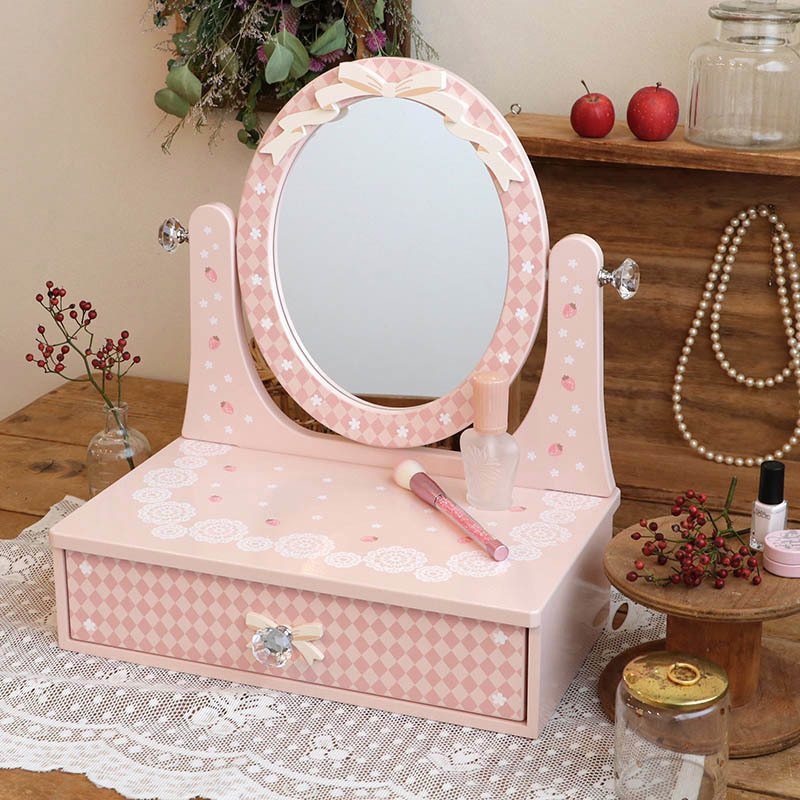 Mother Garden木製家家酒玩具第一品牌 化妝台-雪紡紗