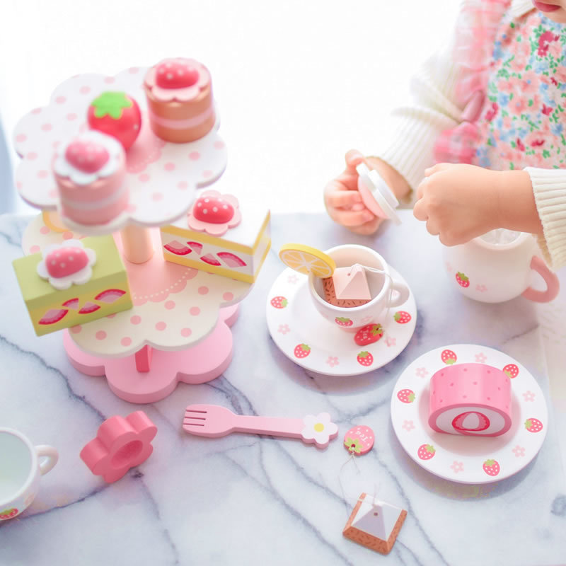 Mother Garden木製家家酒玩具第一品牌 下午茶-蛋糕點心組