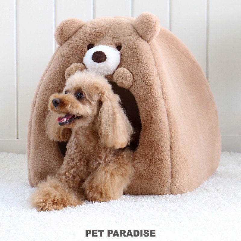 【PET PARADISE】 寵物用品-屋床 小熊 M(遠紅外線)