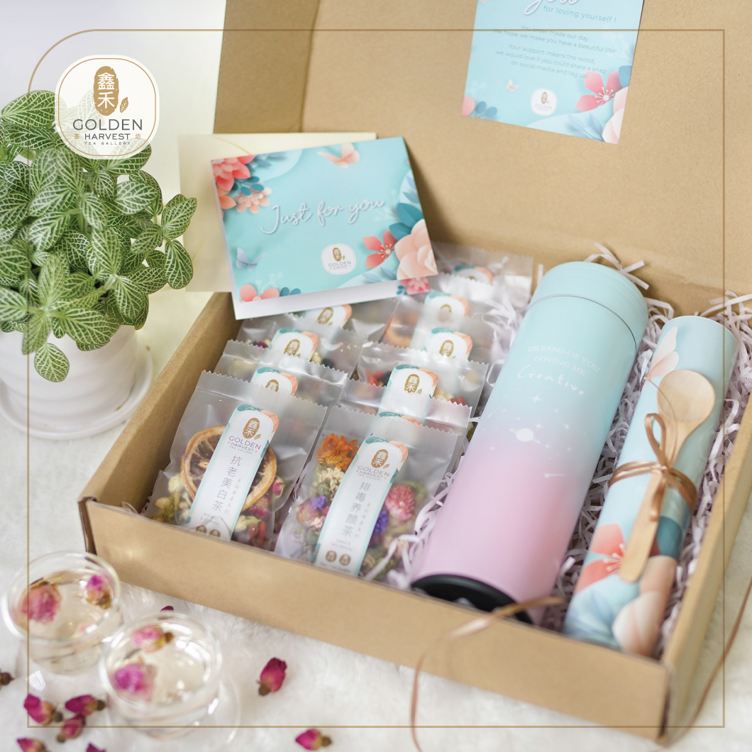 Exquisite Flower Tea Gift Set