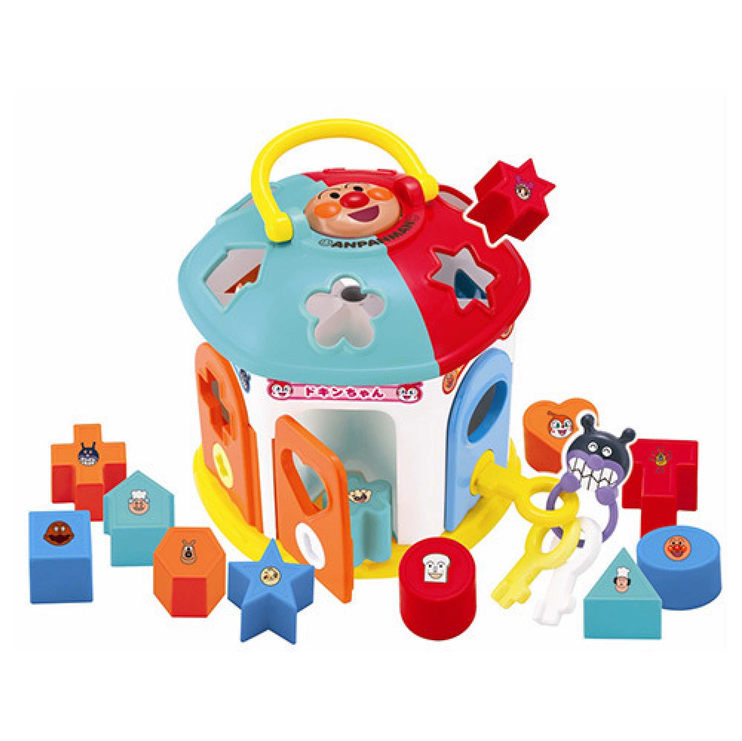 麵包超人嬰兒形狀及鎖匙拼圖樂