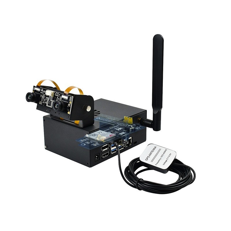 Jetson Nano B01金屬外殼雙眼鏡頭支架