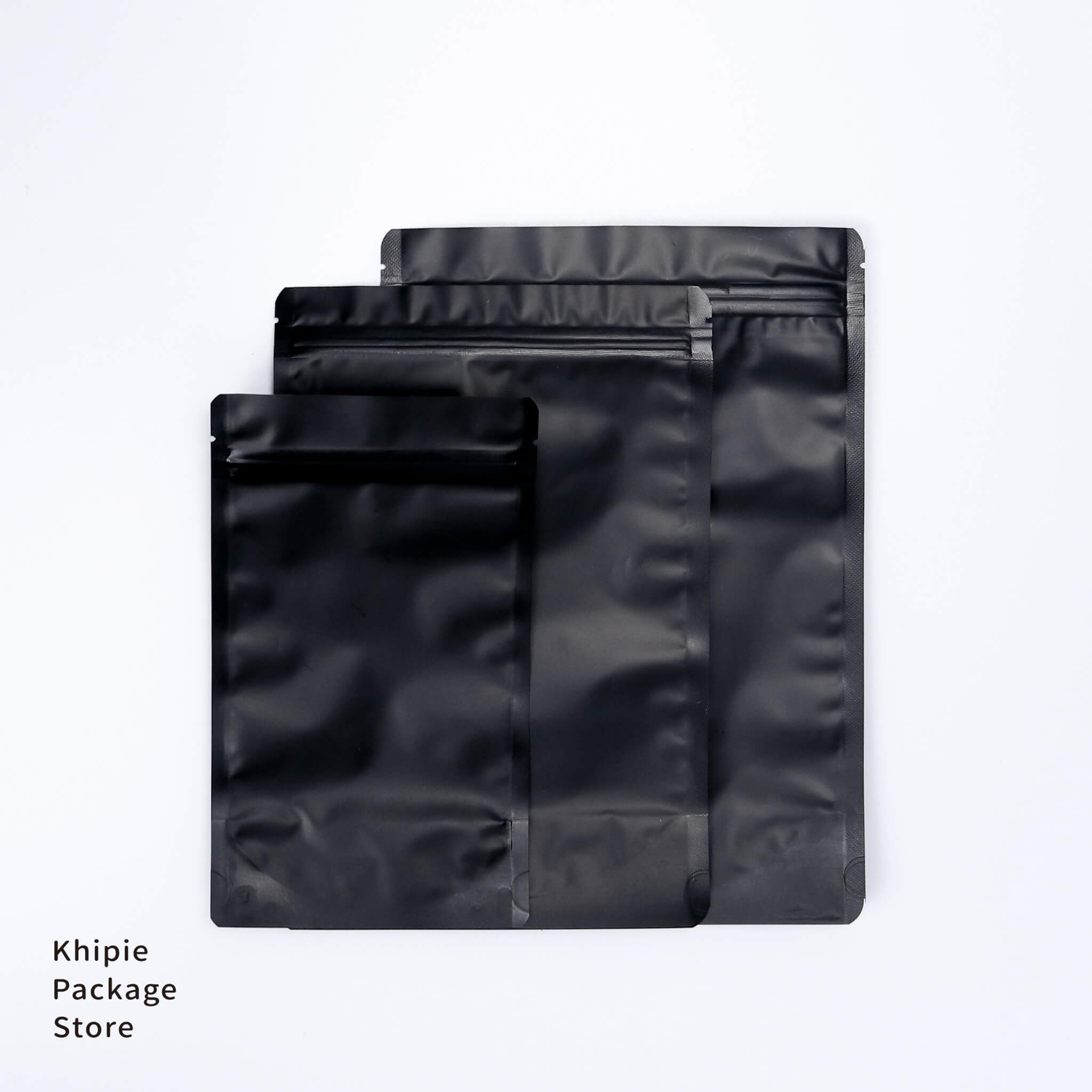 鍍鋁夾鏈立袋｜黑