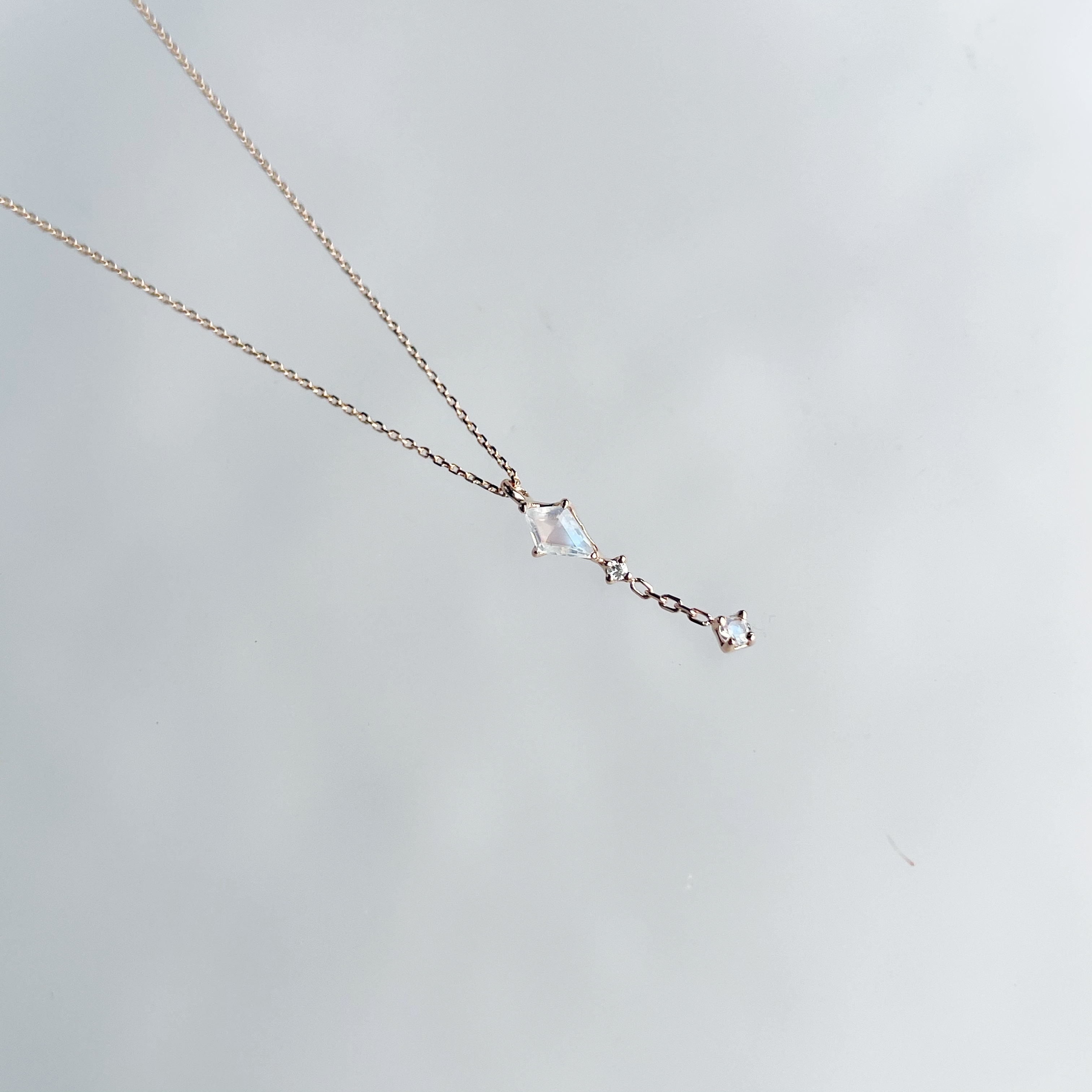 14K四爪箏形月光項鍊