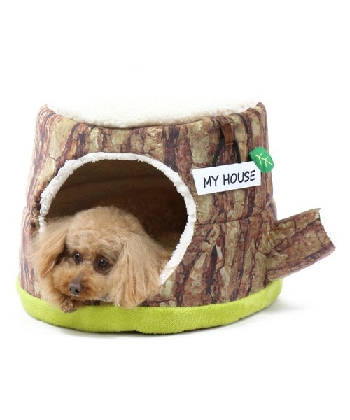 【PET PARADISE】 寵物用品-屋床 2way 樹樁