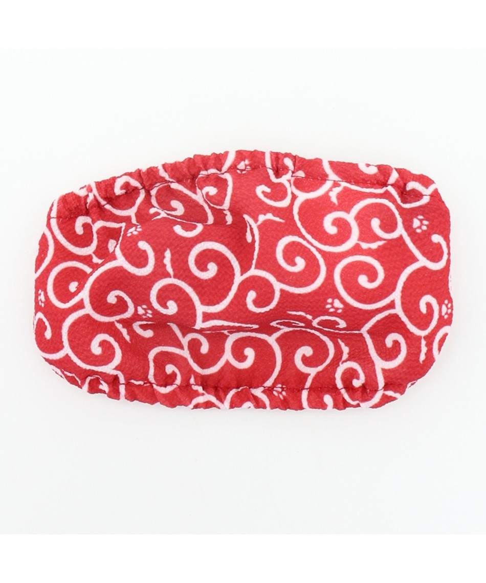 【PET PARADISE】 寵物用品-頭巾 和風 紅