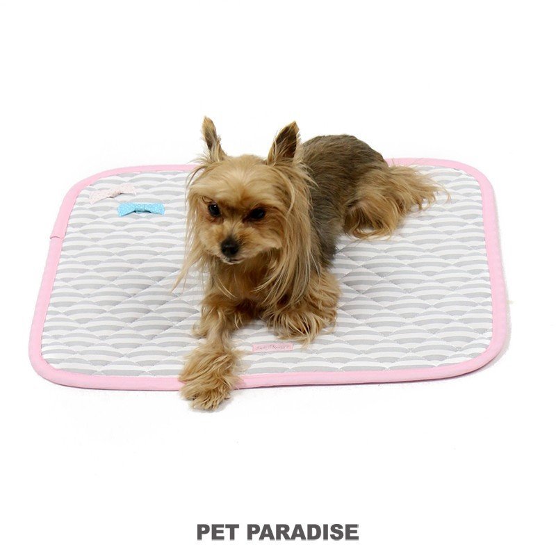 【PET PARADISE】寵物用品-涼感墊 條紋灰 小 