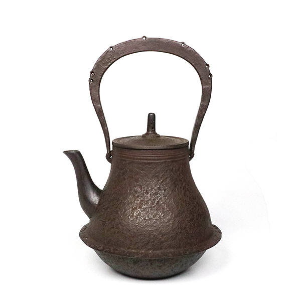 【佐藤勝久】羽根付鶴首肌 鐵壺0.8L