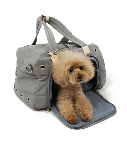 【PET PARADISE】 寵物用品-外出包 2way 灰 M