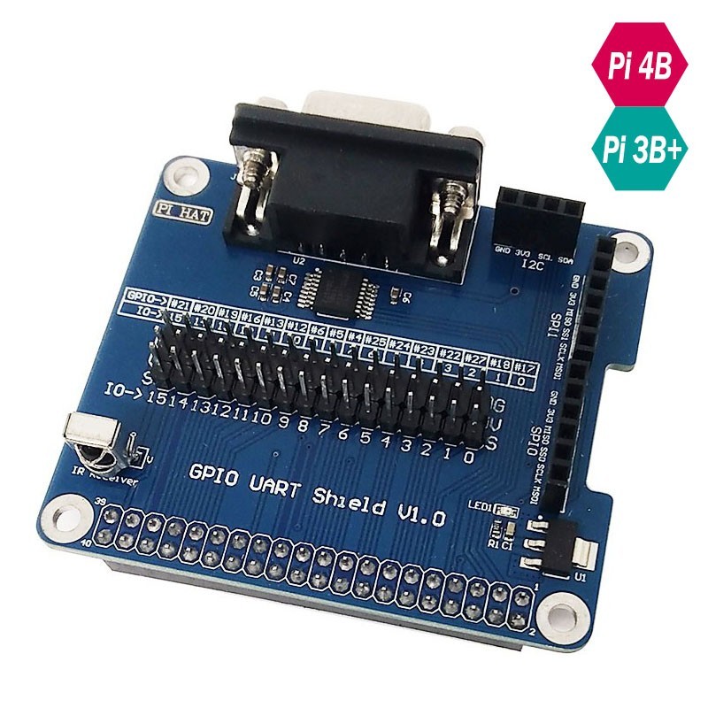 樹莓派 4B / 3B+ raspberry pi專用GPIO串口擴展板