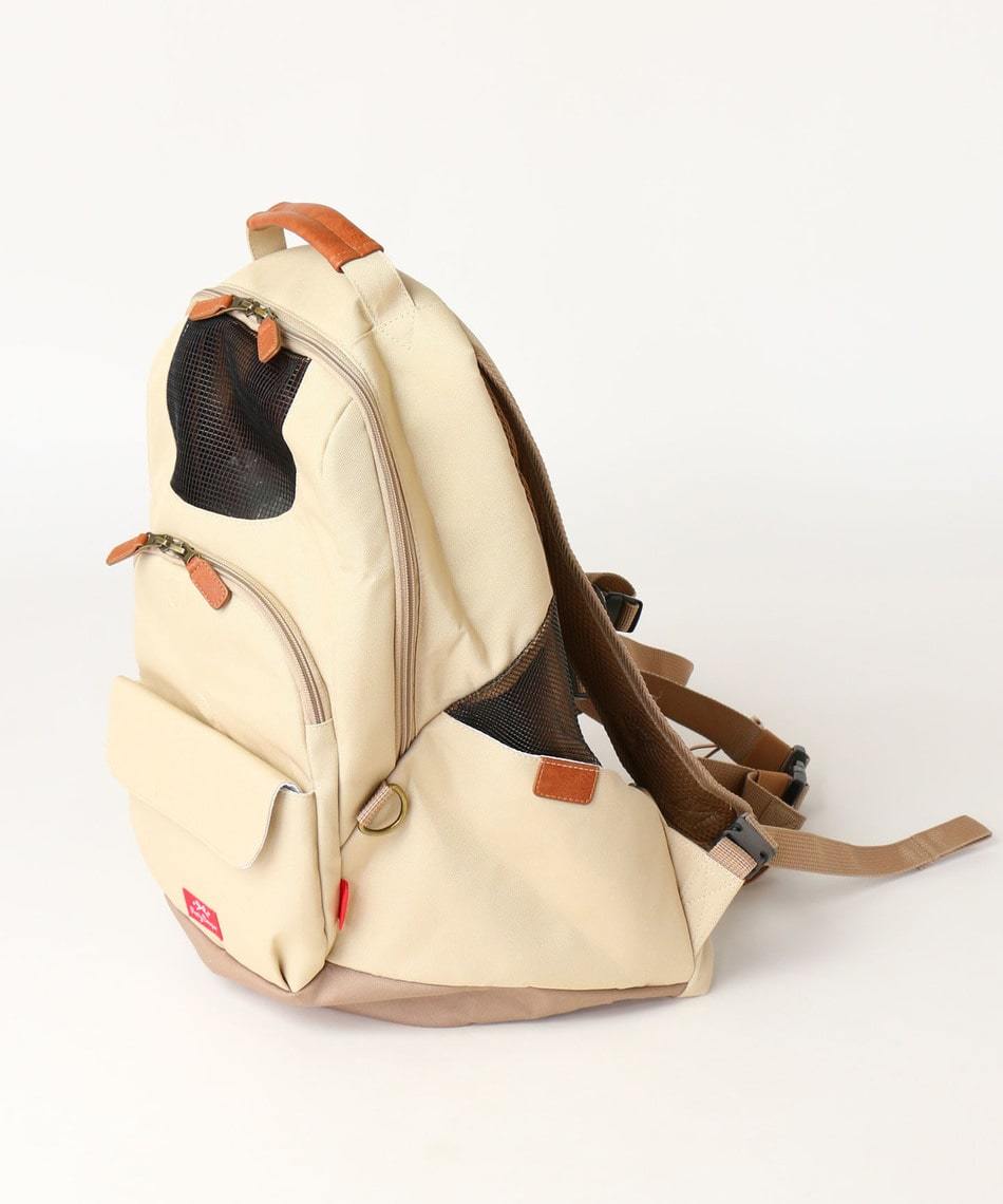 【PET PARADISE】 寵物用品- 外出背包 米