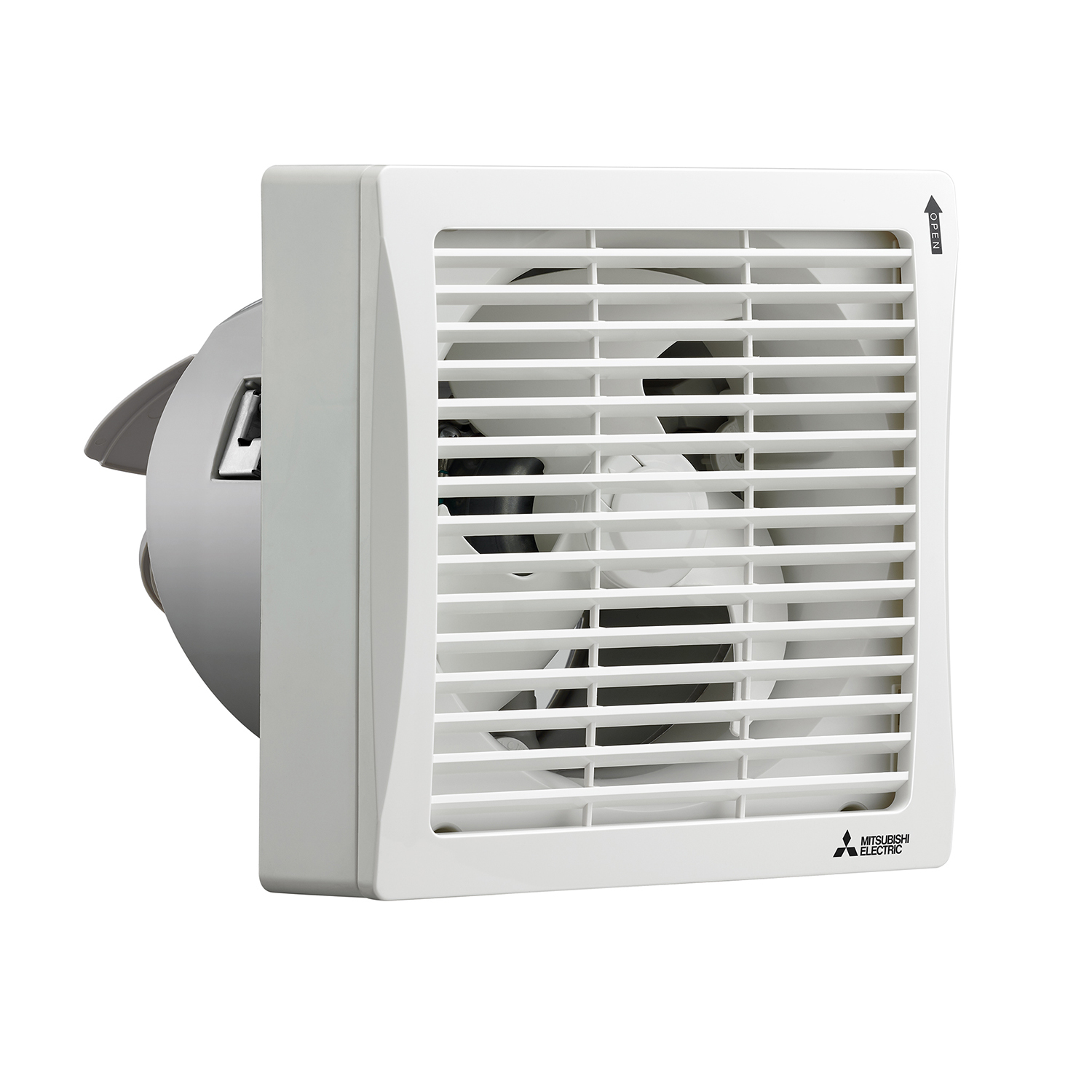 三菱電機 Mitsubishi Electric   V-15EWG6T‧扇葉直徑:15厘米/6吋‧電動百葉背板抽氣扇‧香港行貨,原廠1年保養‧