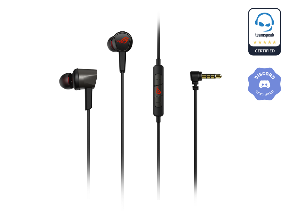 米特3C數位–ASUS 華碩 ROG Cetra II Core 入耳式電競耳機/90YH02V0-B2UA00