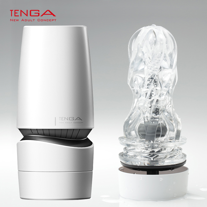 TENGA AERO 典雅撥盤式氣吸杯 (銀灰環)