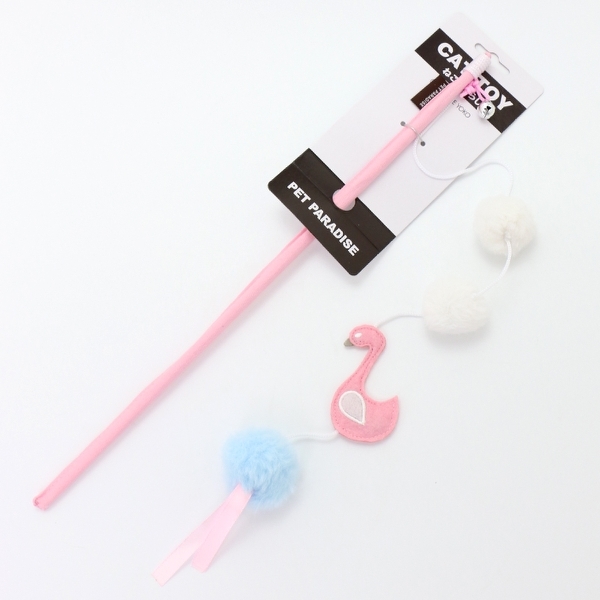【PET PARADISE】 寵物玩具-寵物天堂 逗貓棒 鶴 (帶貓薄荷)