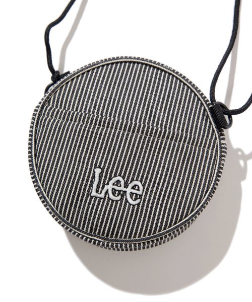 <韓國代購>LEE TWITCH LOGO DENIM TAMBOURINE BAG