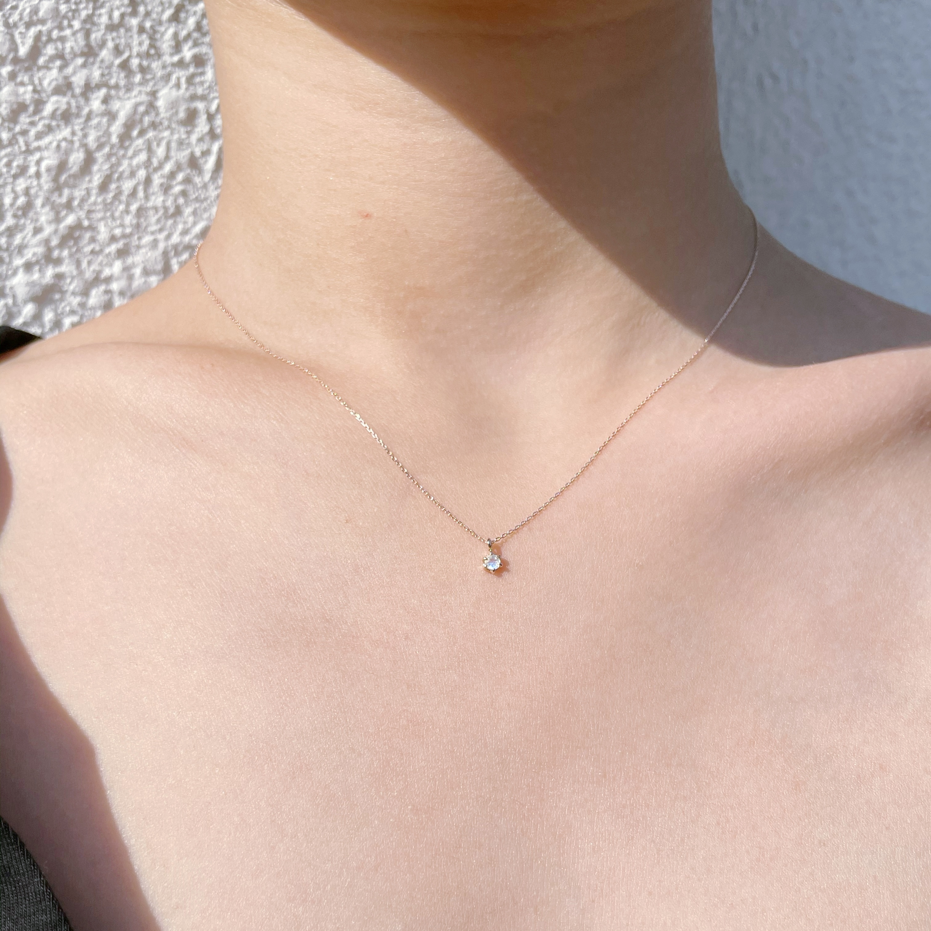 14K mini六爪月光項鍊