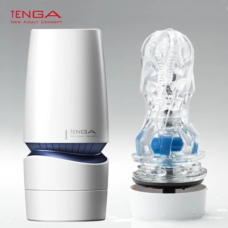 TENGA AERO 典雅撥盤式氣吸杯 (鈷藍環)