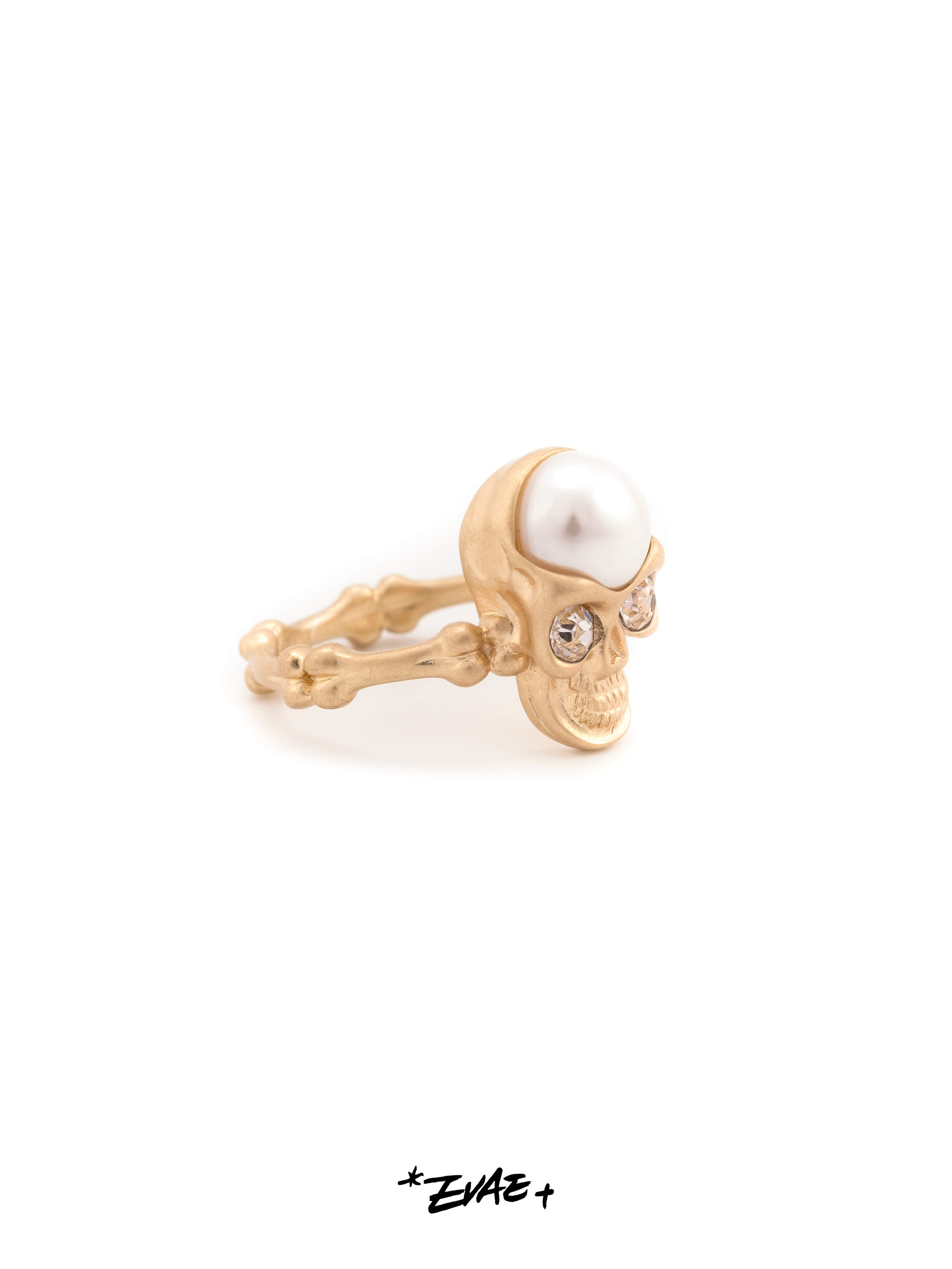 SALUTE x *EVAE+ 珍珠 骷髏 鑽石 戒指