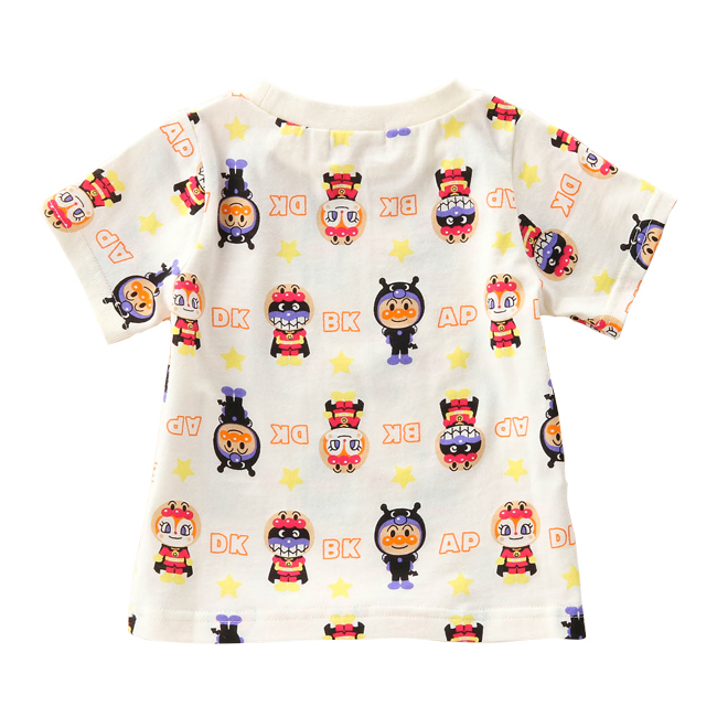 【UV加工】三角色人偶T恤-淺藍(80cm)