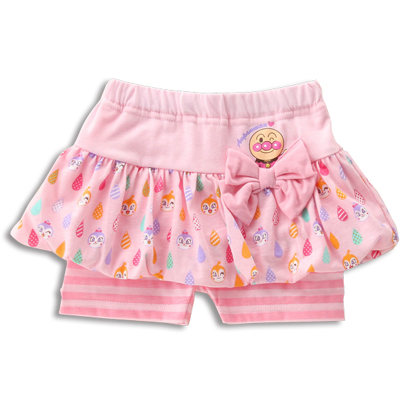 麵包超人 雨滴燈籠短內搭褲 - 粉(80cm)