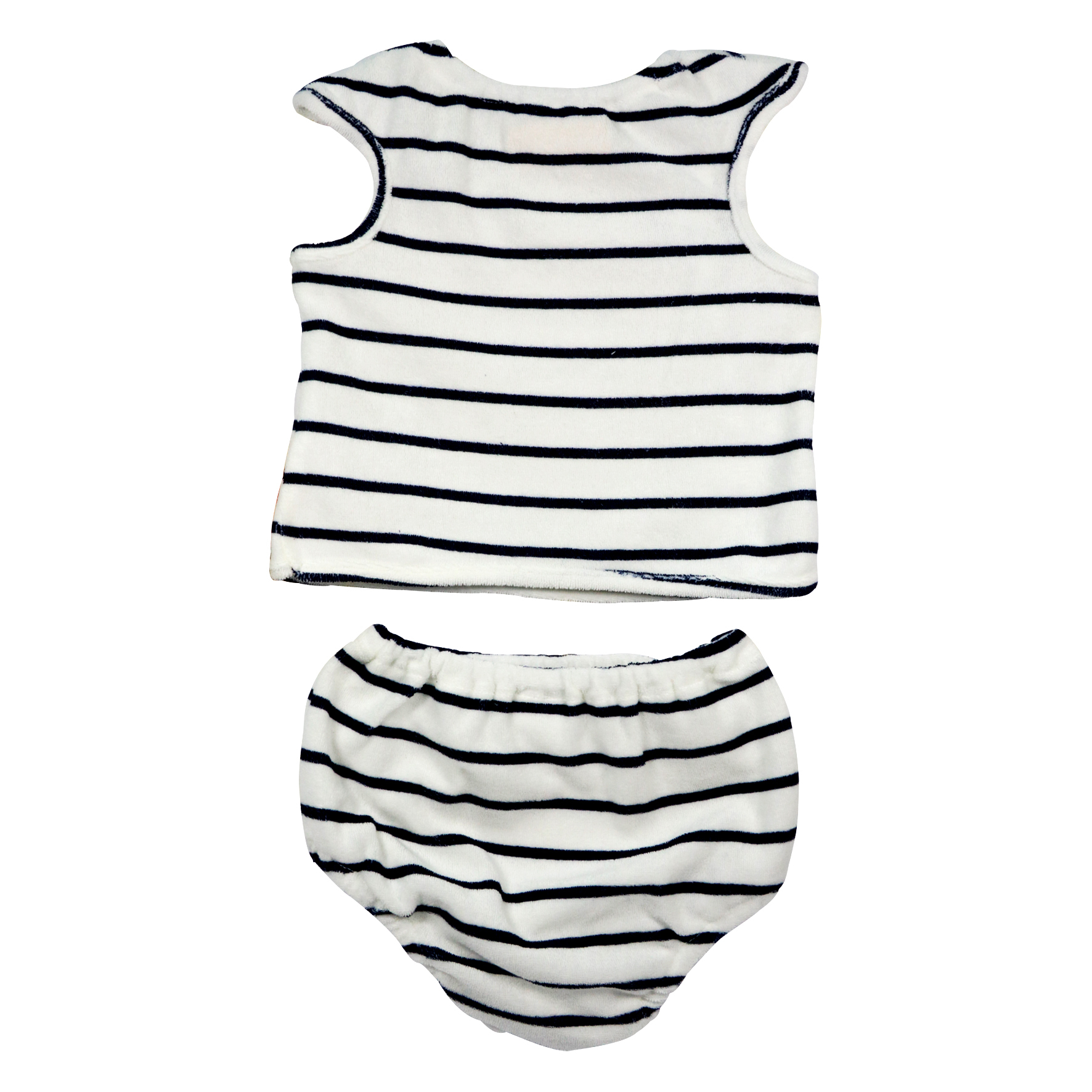 麵包超人 兩件式寶寶衣 - 深藍(70cm)