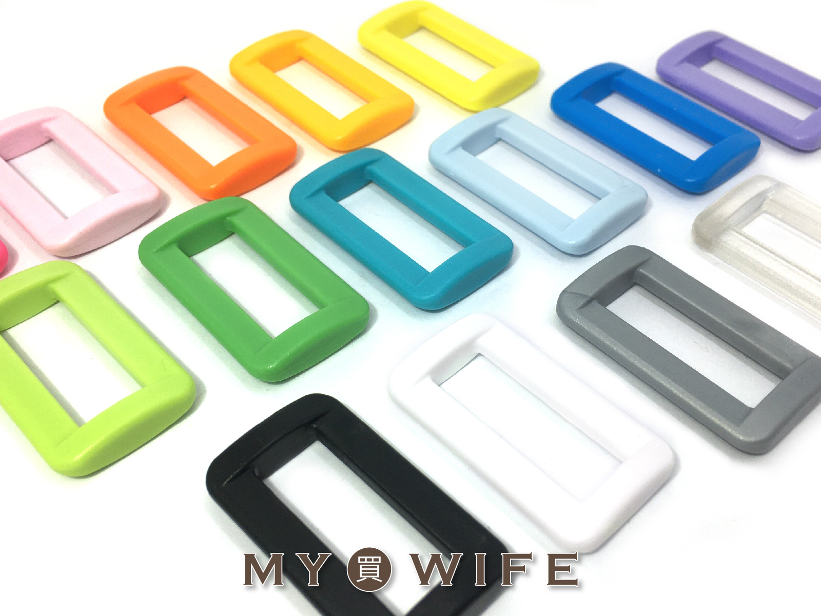 1吋(25mm)塑膠口型環_16色