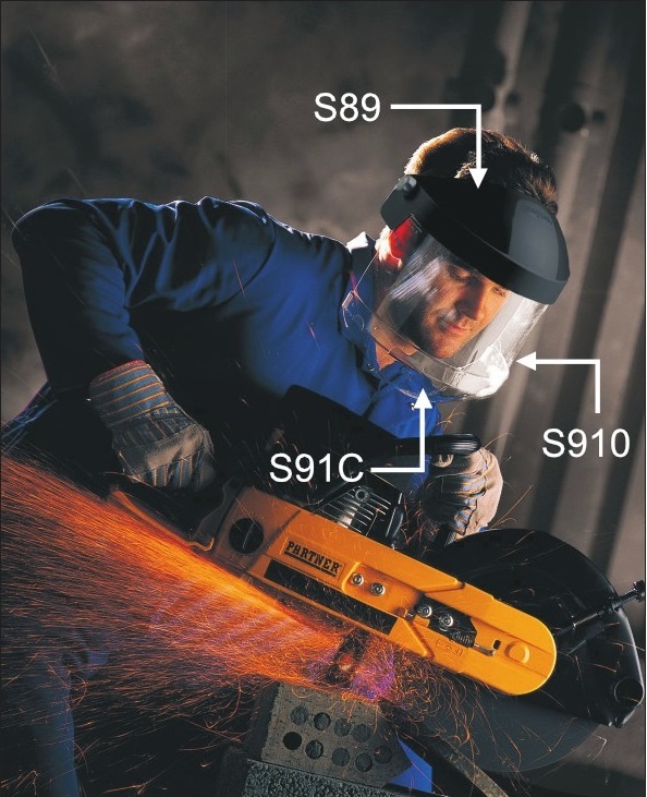 Centurion Browguard Headband and Mounted System S89+S91C+S910