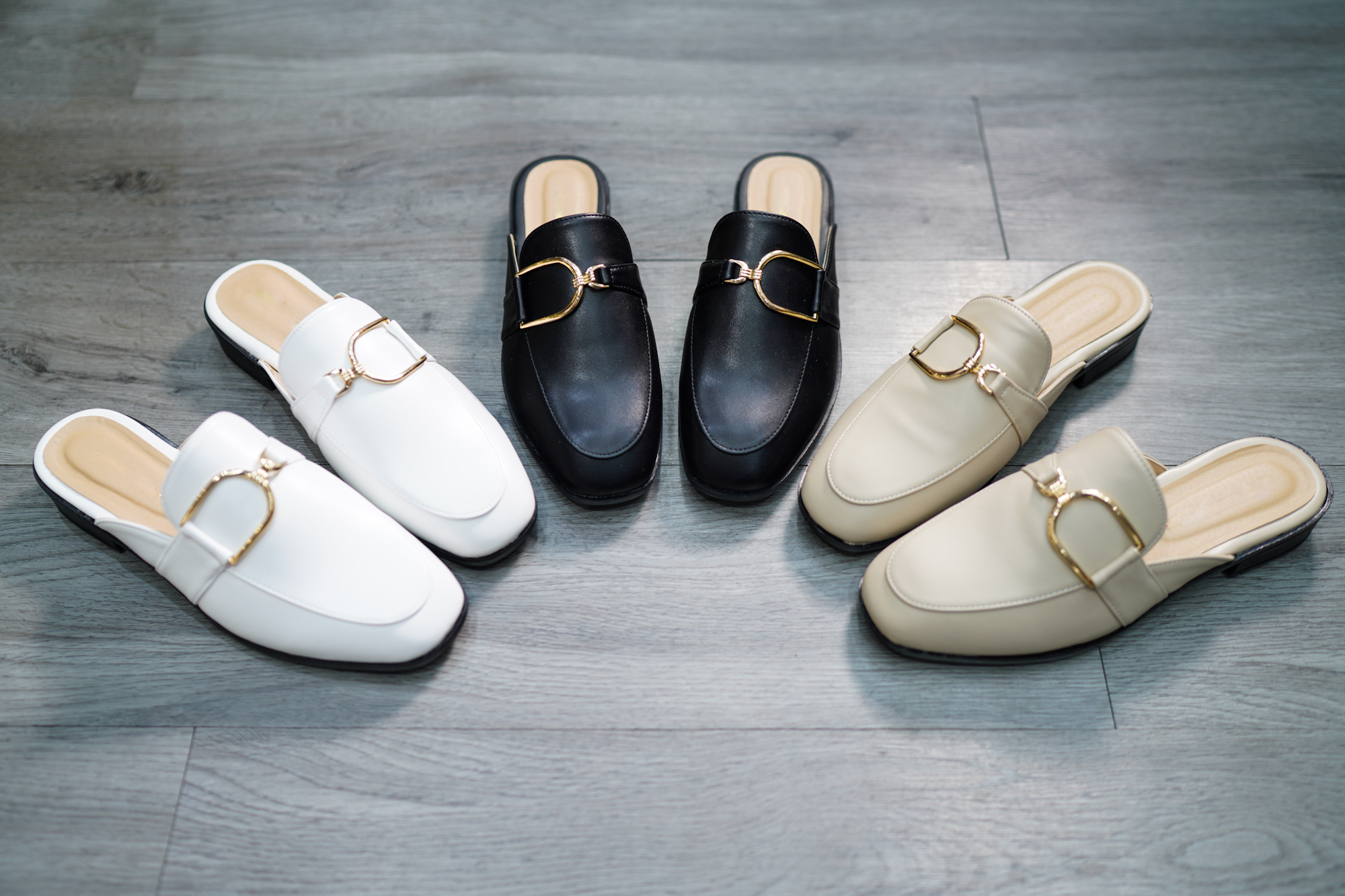 簡約金扣懶人鞋(88017)