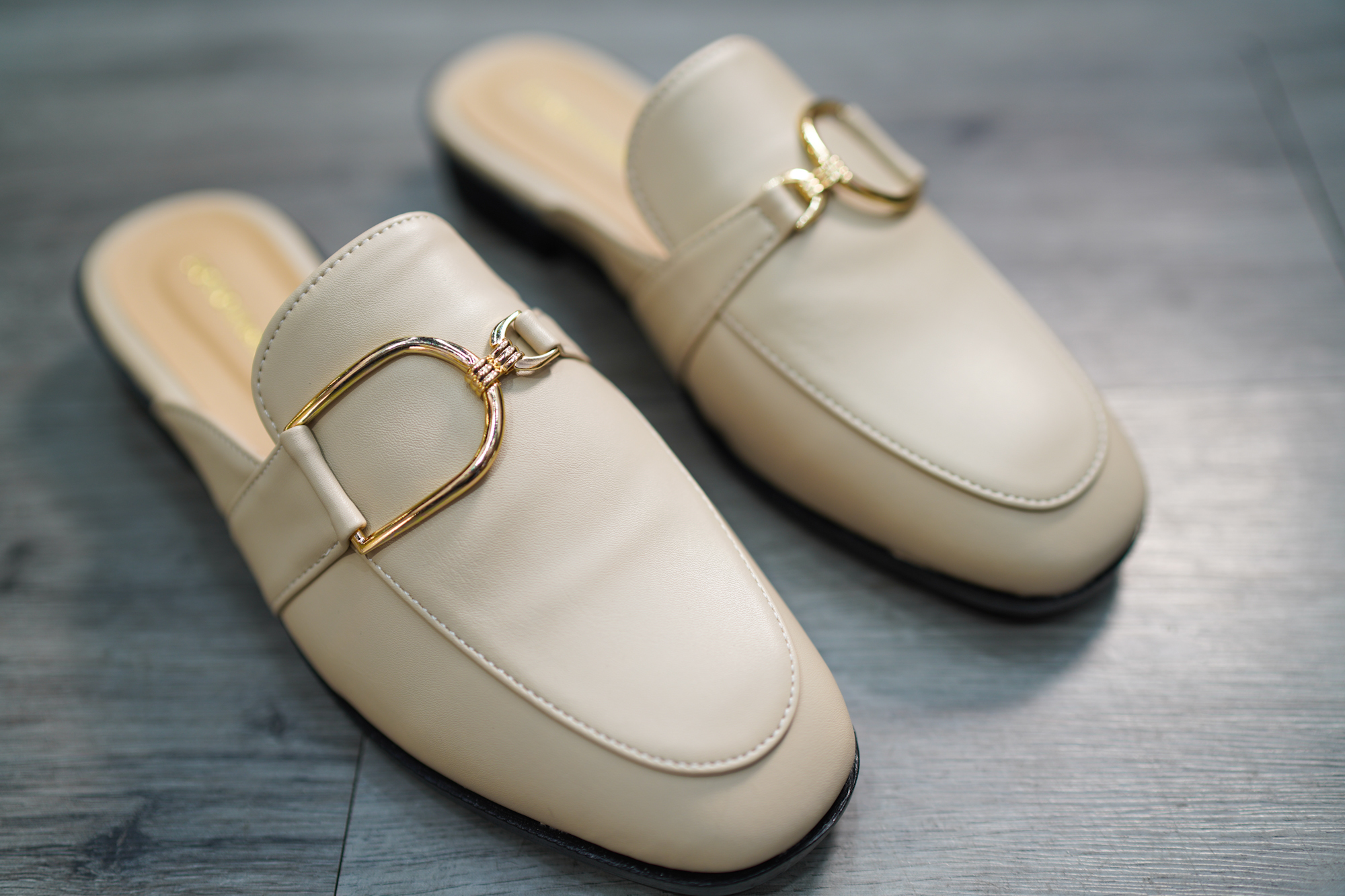 簡約金扣懶人鞋(88017)