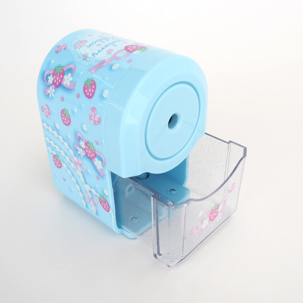 Mother Garden削鉛筆機-手動 草莓蝴蝶結 藍