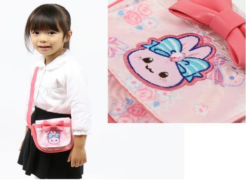 Usamomo 萌兔桃桃 迷你側背包 花漾