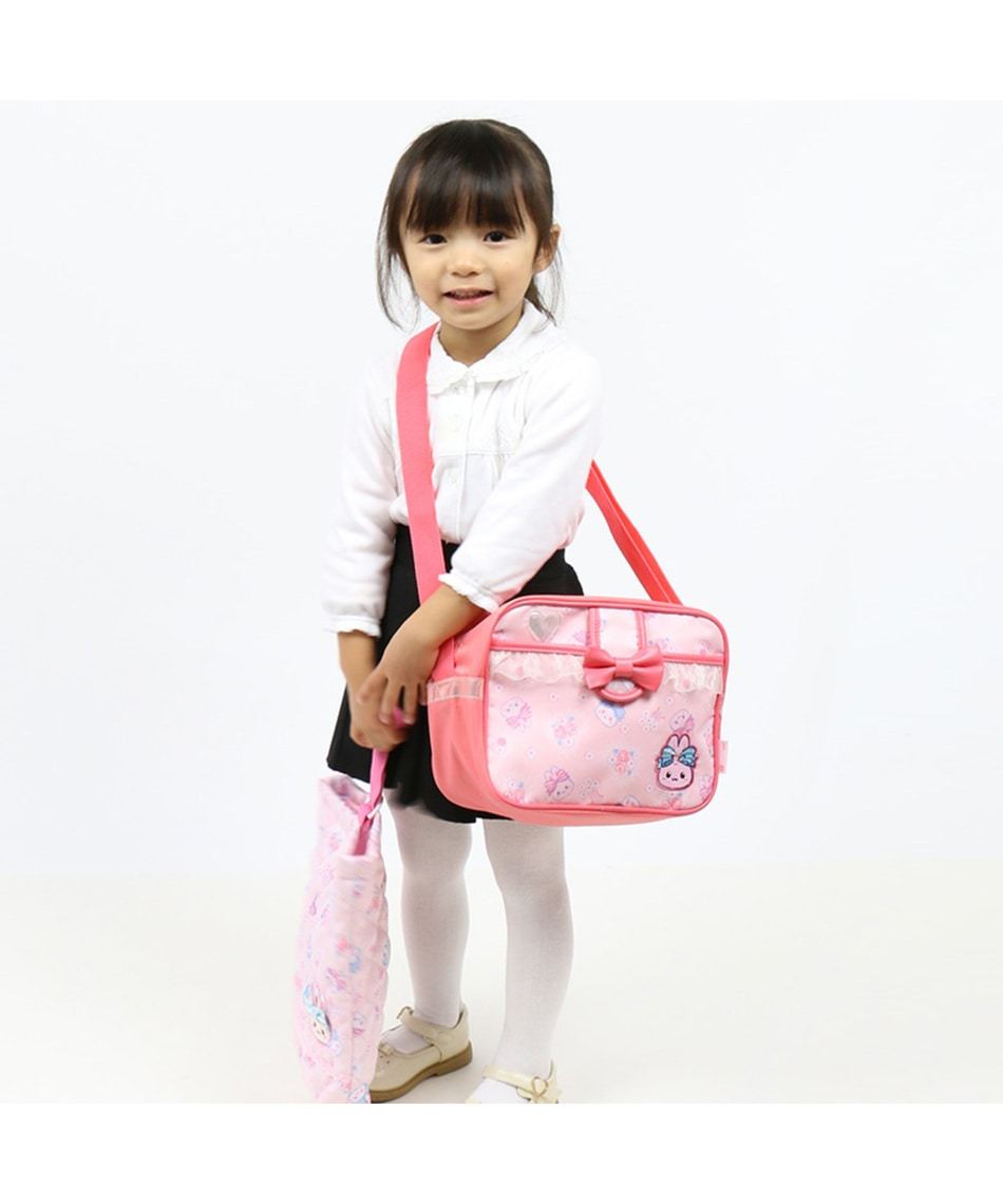 Usamomo 萌兔桃桃 側背包 花漾