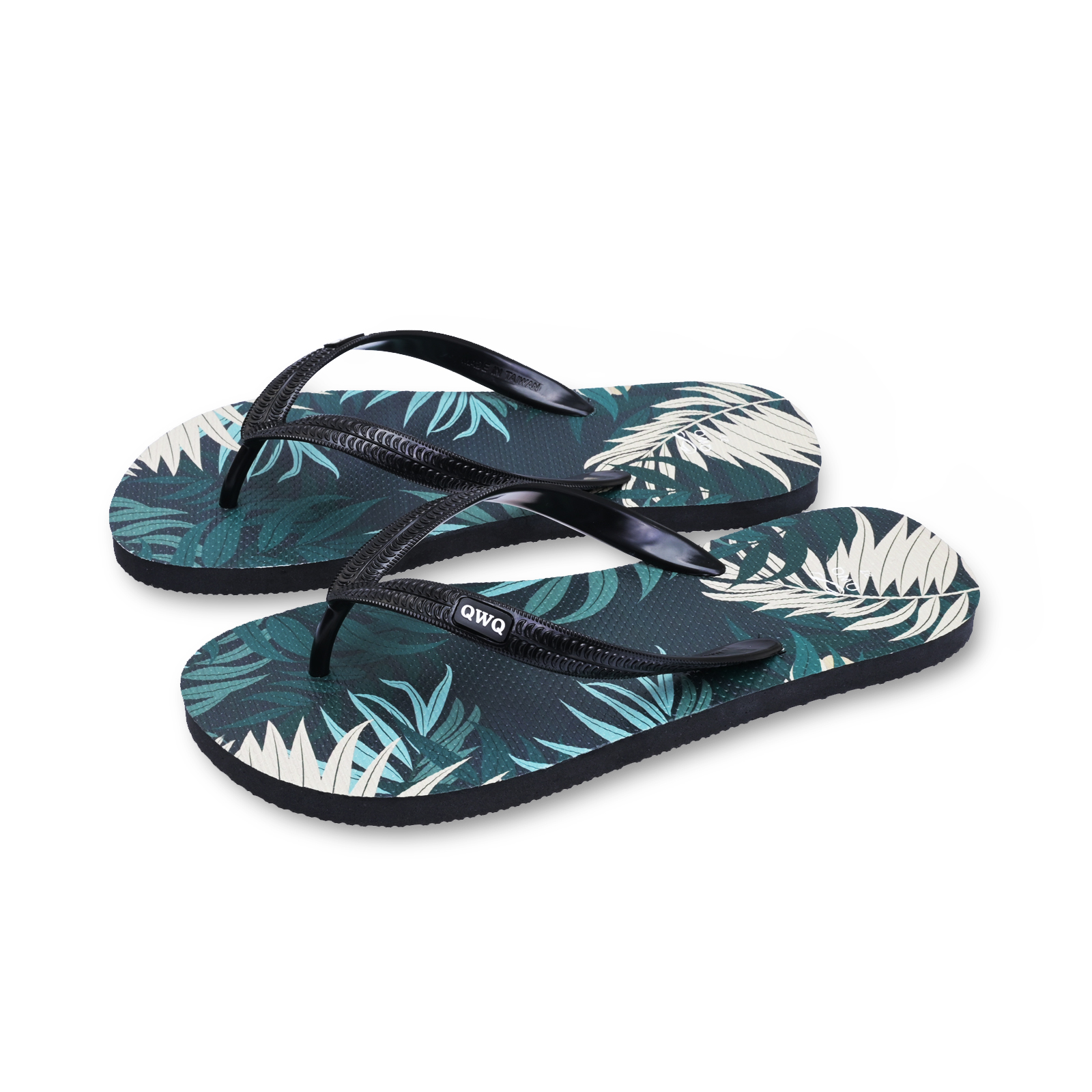 重慶森林 黑色 插圖男款夾腳拖鞋 Joyful 就苡系列