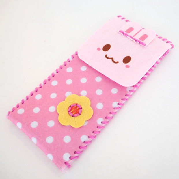 Usamomo 萌兔桃桃 親子DIY手作 小筆袋