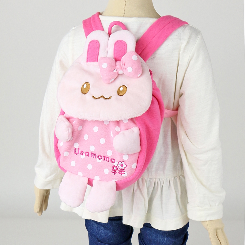 Usamomo 萌兔桃桃 後背包 兔兔人偶