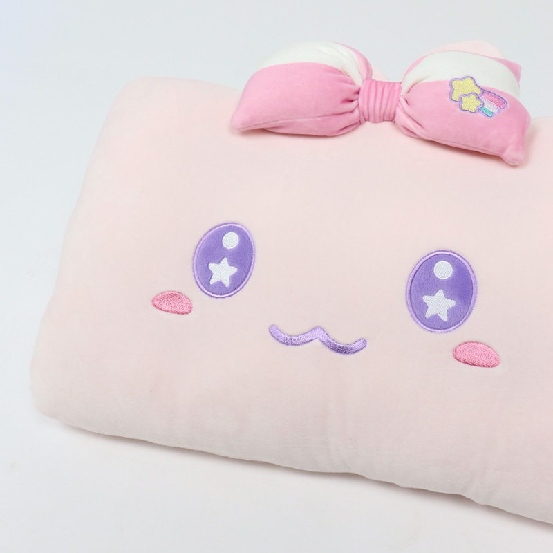 Usamomo 萌兔桃桃 絨毛枕 大臉