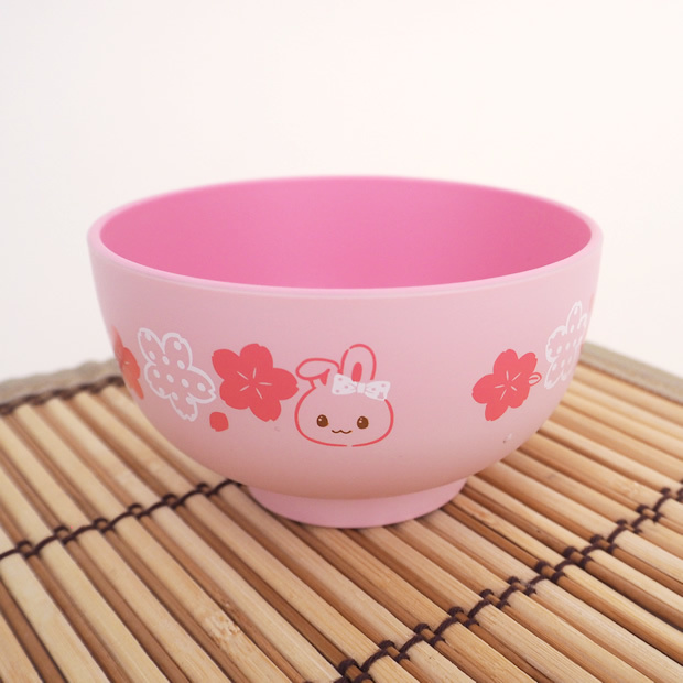 Usamomo 萌兔桃桃 餐具【花系列】湯碗